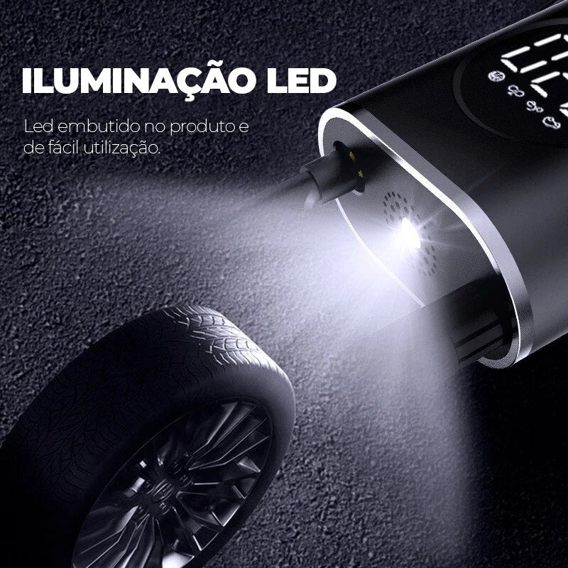 Bomba de Ar Elétrica Portátil | Multifuncional