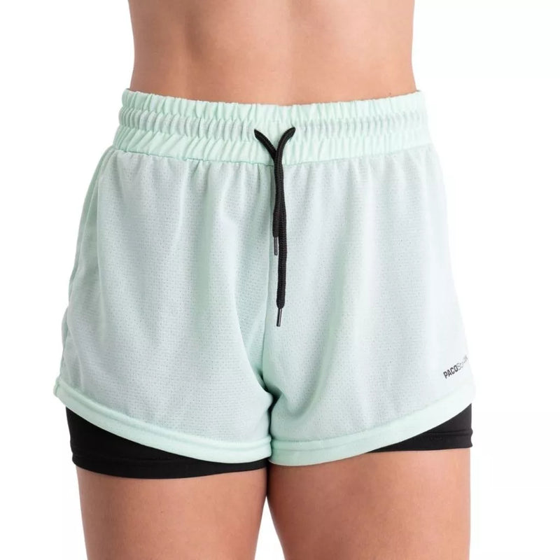 Short Esportivo Feminino 2 em 1 Dry Fit | Confort