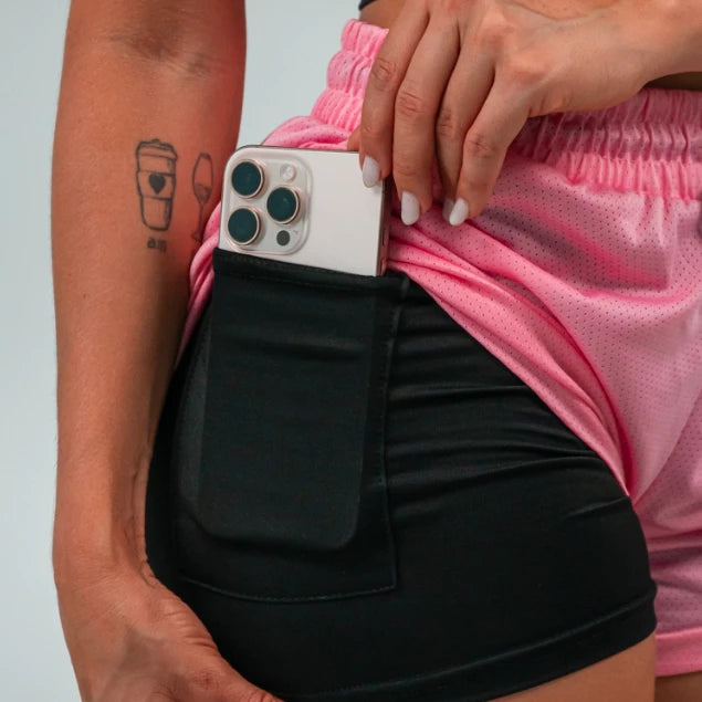 Short Feminino | Dry Fit com Bolso Para Celular